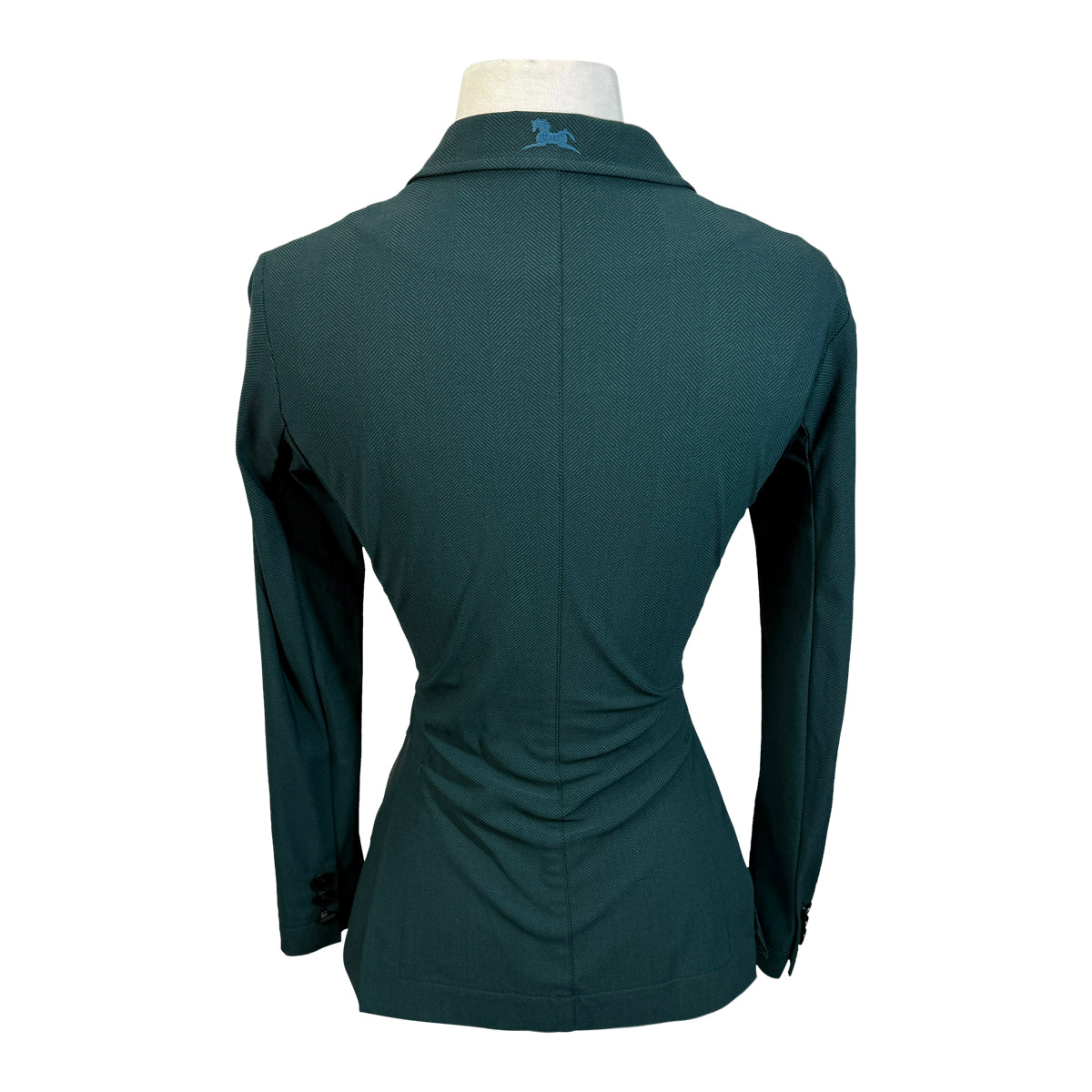RJ Classics 'Monterey' Orange Label Show Coat in Green Herringbone