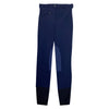 TuffRider Ribb Knee Patch Breech  in Navy
