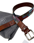 Otto Schumacher 'Finest' Crystal Belt in Brown/Multi Crystals