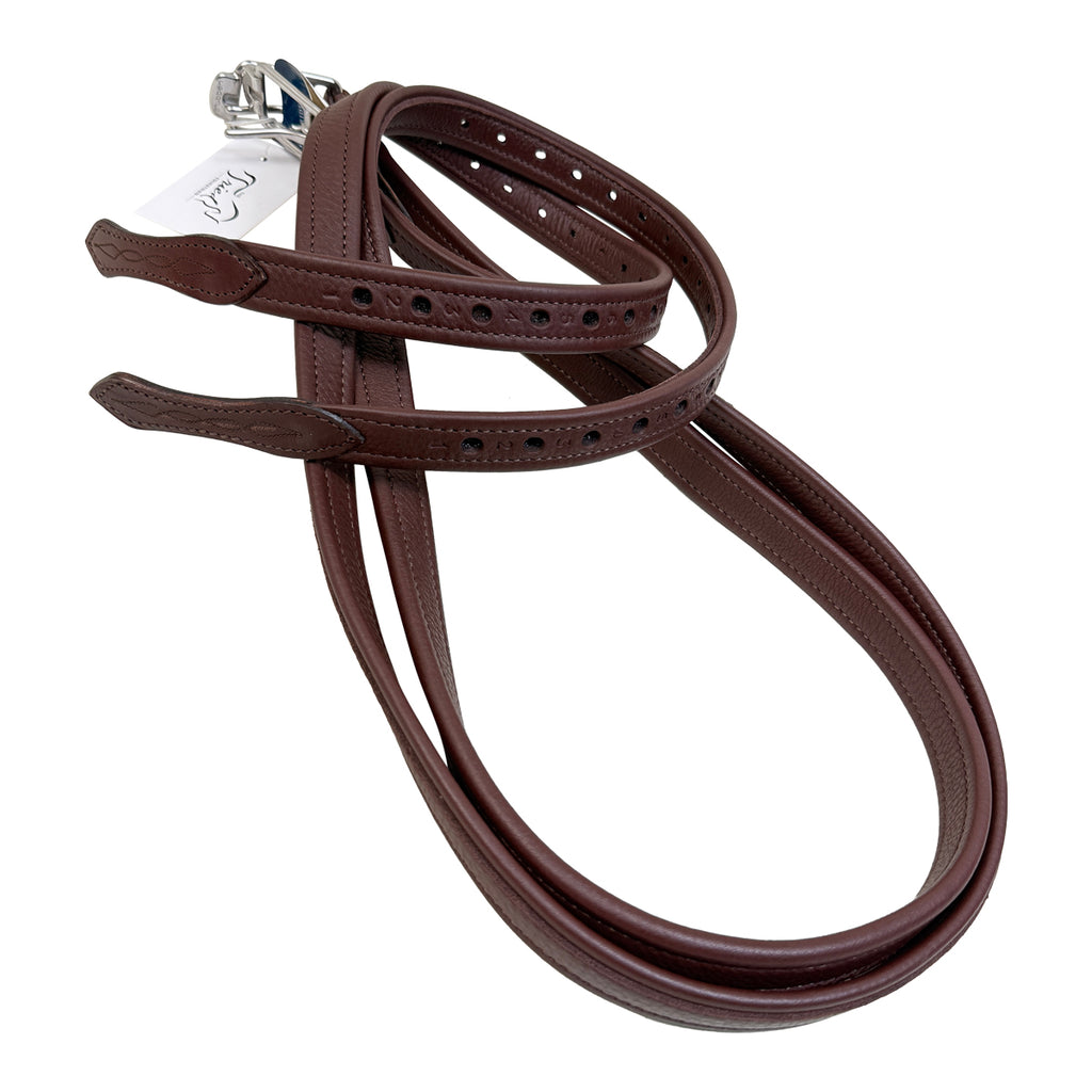 Stubben Wrapped 3/4" Stirrup Leathers in Redwood - 58"