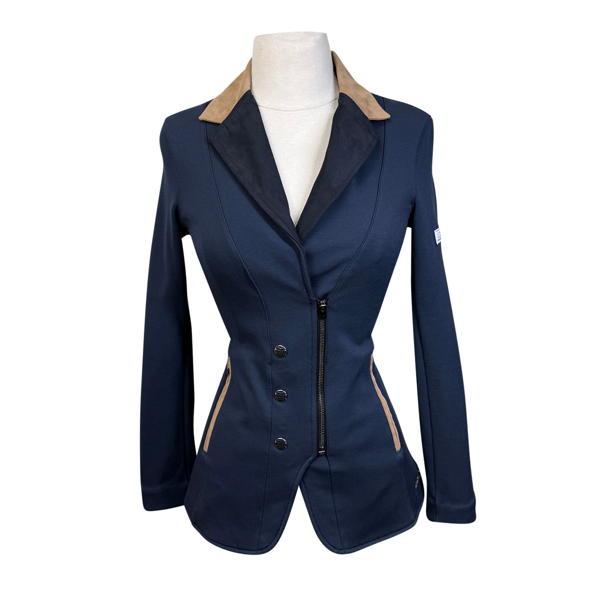 Animo Competition Jacket in Navy/Tan