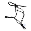 Knotty Girlz Soft 2-Knot Rope Halter in Black - Standard
