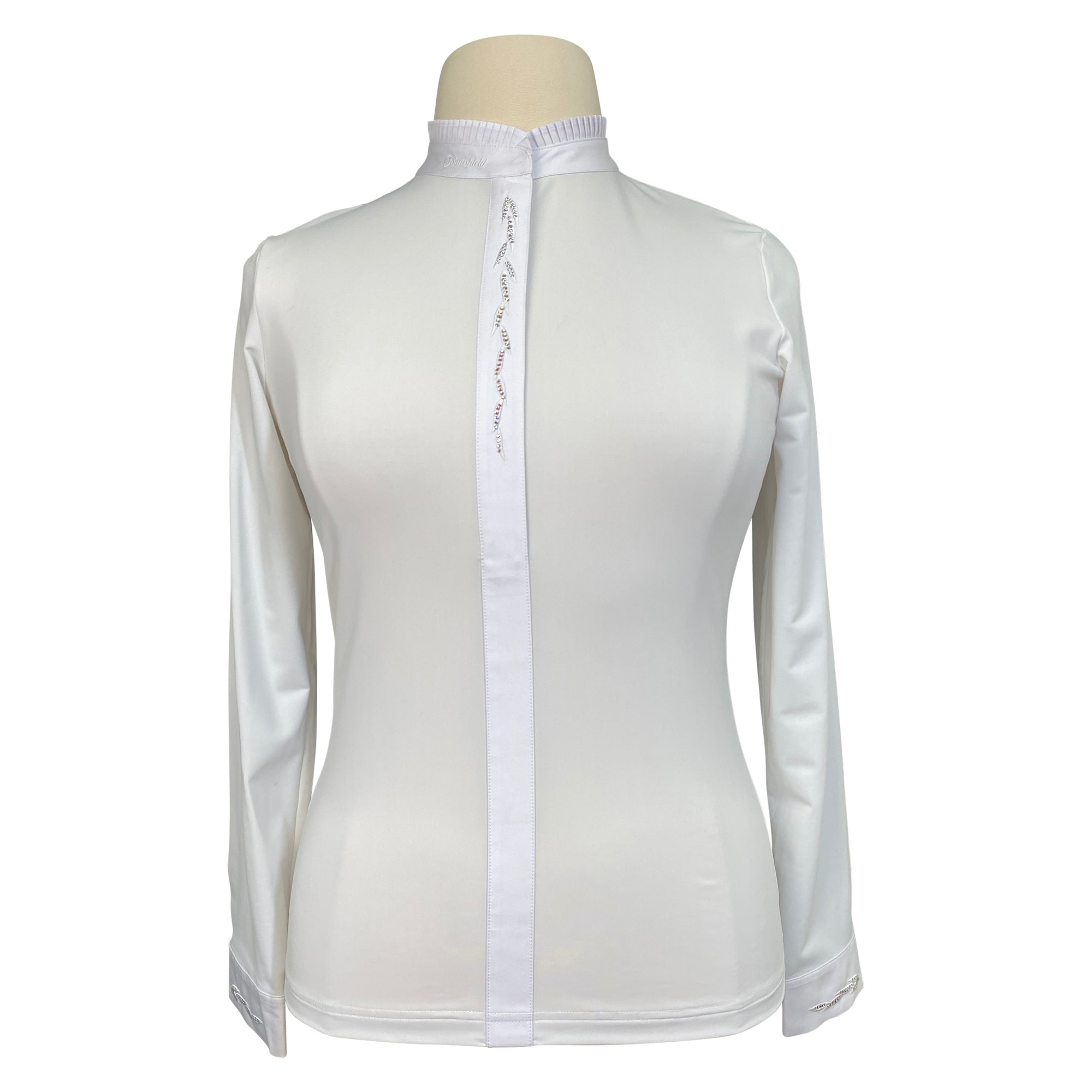Samshield &#39;Juliette&#39; Crystal Leaf Long-Sleeve Shirt in White