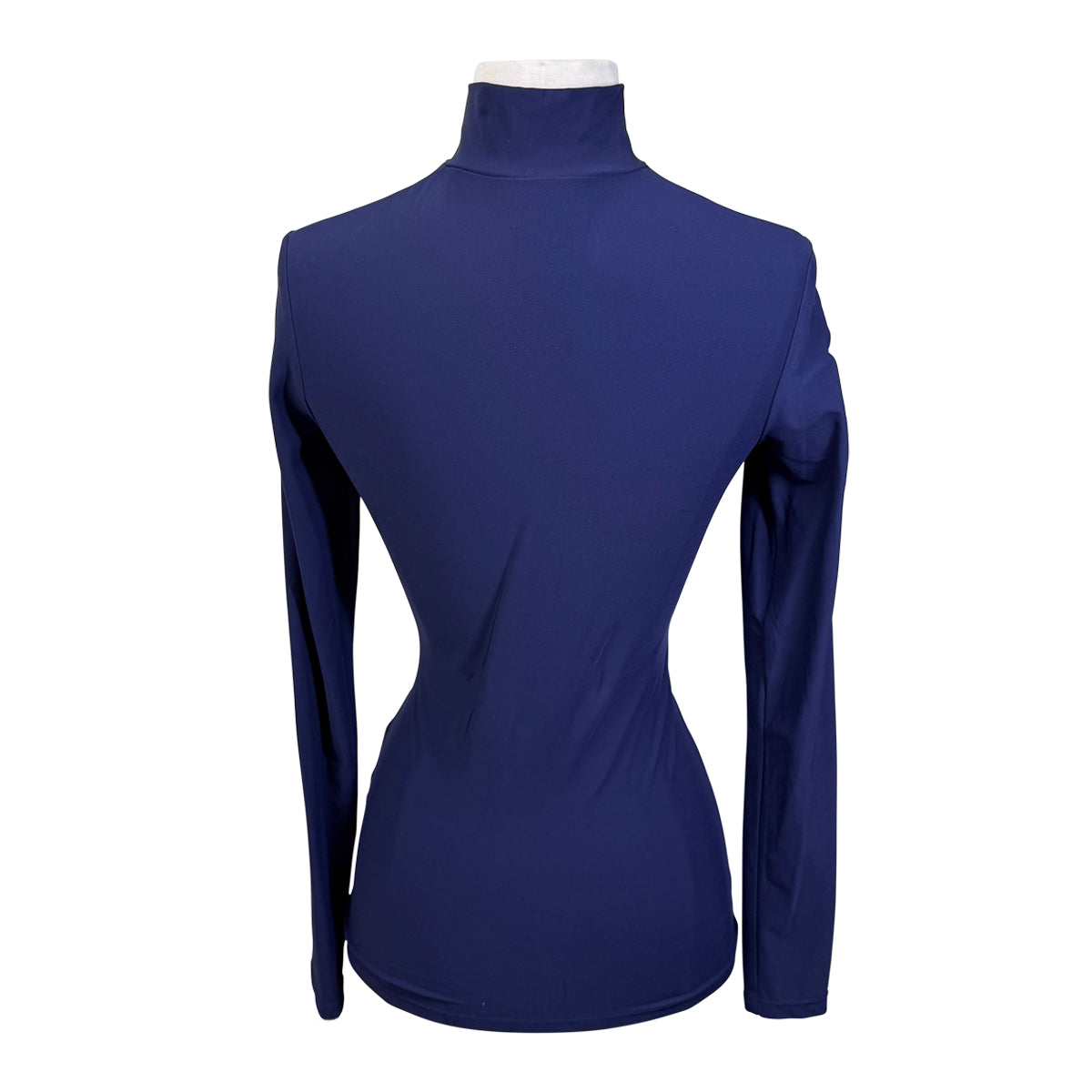 Cavalleria Toscana Long Sleeve Jersey Polo in Navy