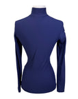 Cavalleria Toscana Long Sleeve Jersey Polo in Navy