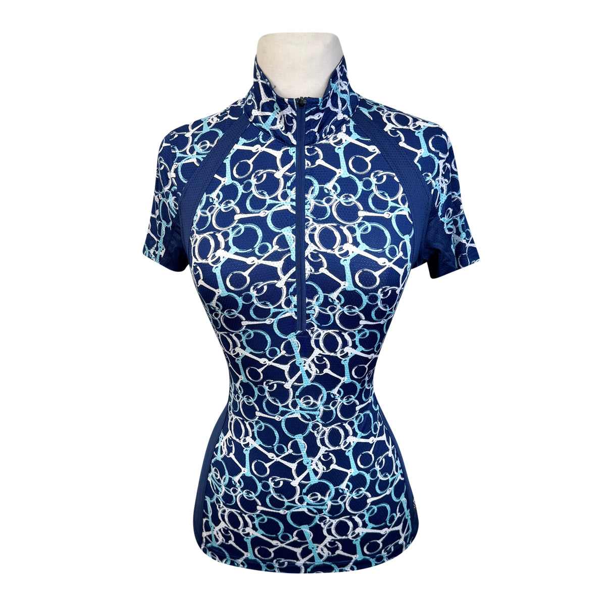 Kerrits 'Balance' Ice Fil Shirt in Navy Bits