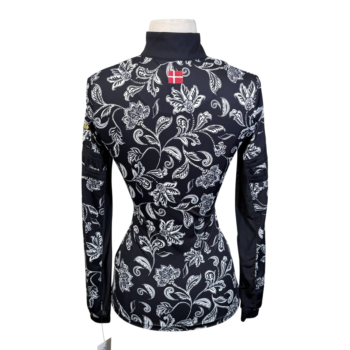 Kastel Long Sleeve Sunshirt in Black Paisley