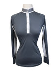 Milton Menasco x Street & Saddle 'Gimme Ribbon' Top in Grey