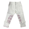 Mini Britches Baby Riding Pants in Ivory/Pink Plaid