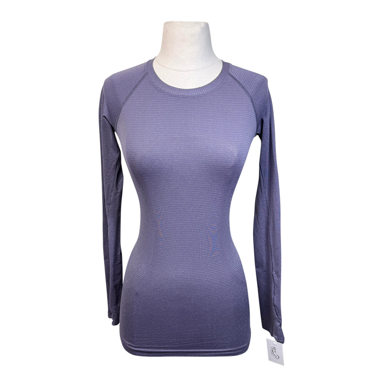 Lululemon 'Swiftly' Tech Long Sleeve 2.0 Waist Length in Purple Glitter