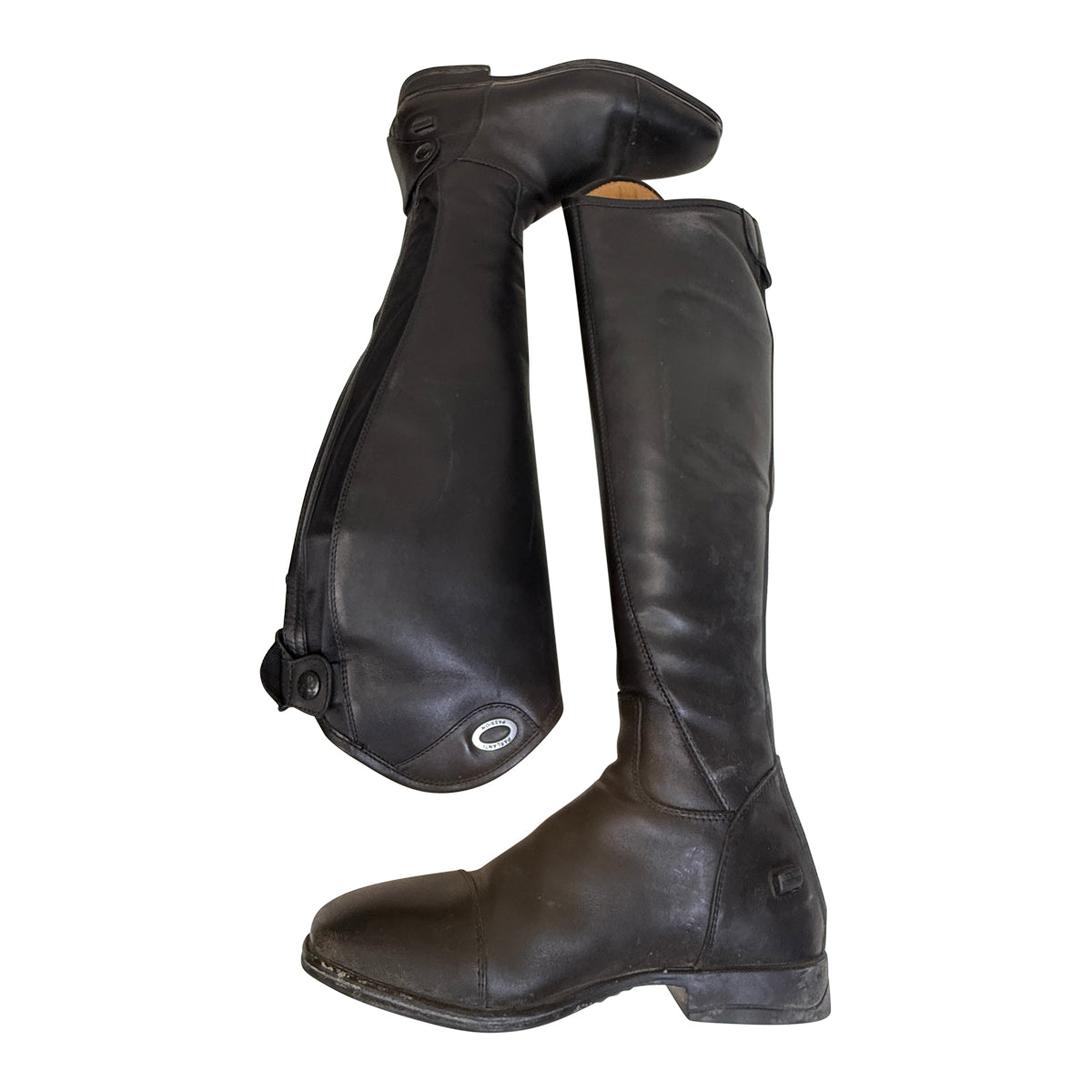 Parlanti Denver Pro Dress Boots in Black - Women's 39 XLH (US 8.5 X-Wide/Tall)