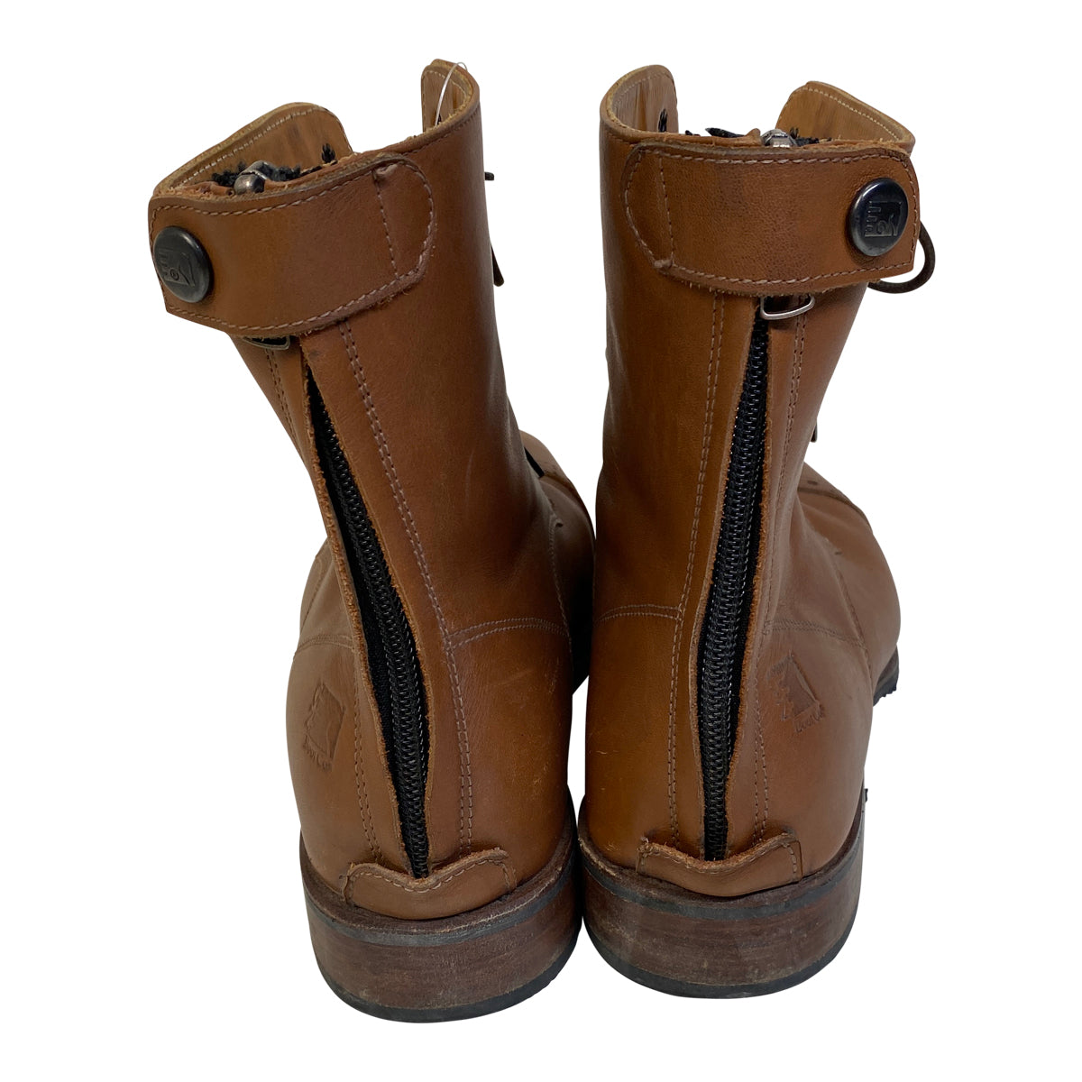 DeNiro Lace Up Paddock Boots in Hazelnut