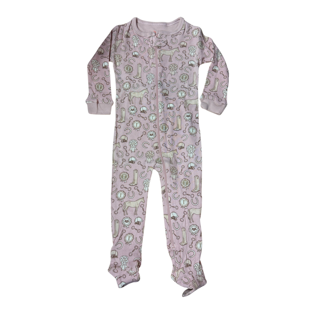 Mini Britches Footed Pajamas in Let's Show - Children's 3T