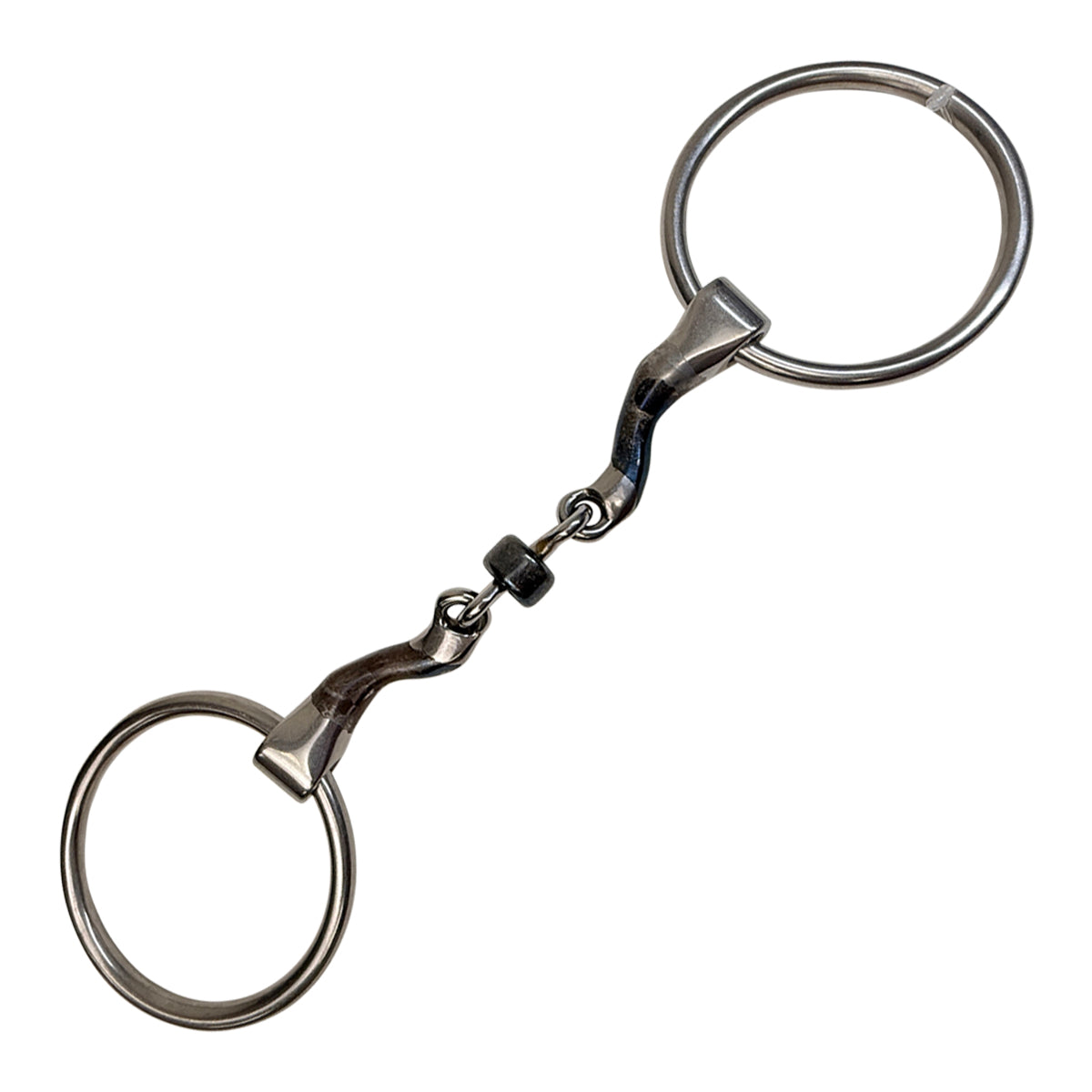Bombers Loose Ring 'McHardy' Dressage Control Bit in Blue Sweet Iron