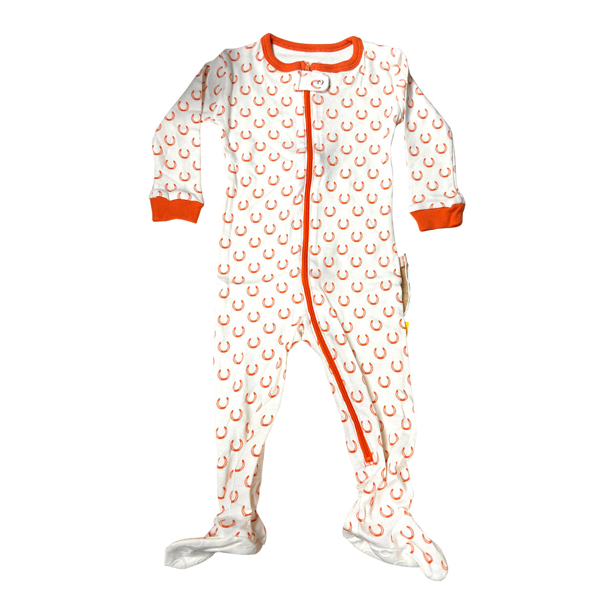 Mini Britches Footed Pajamas in Horse Shoe