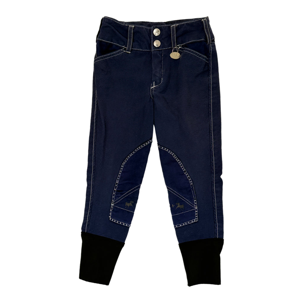 Equine Couture Sportif Natasha Breeches in Navy