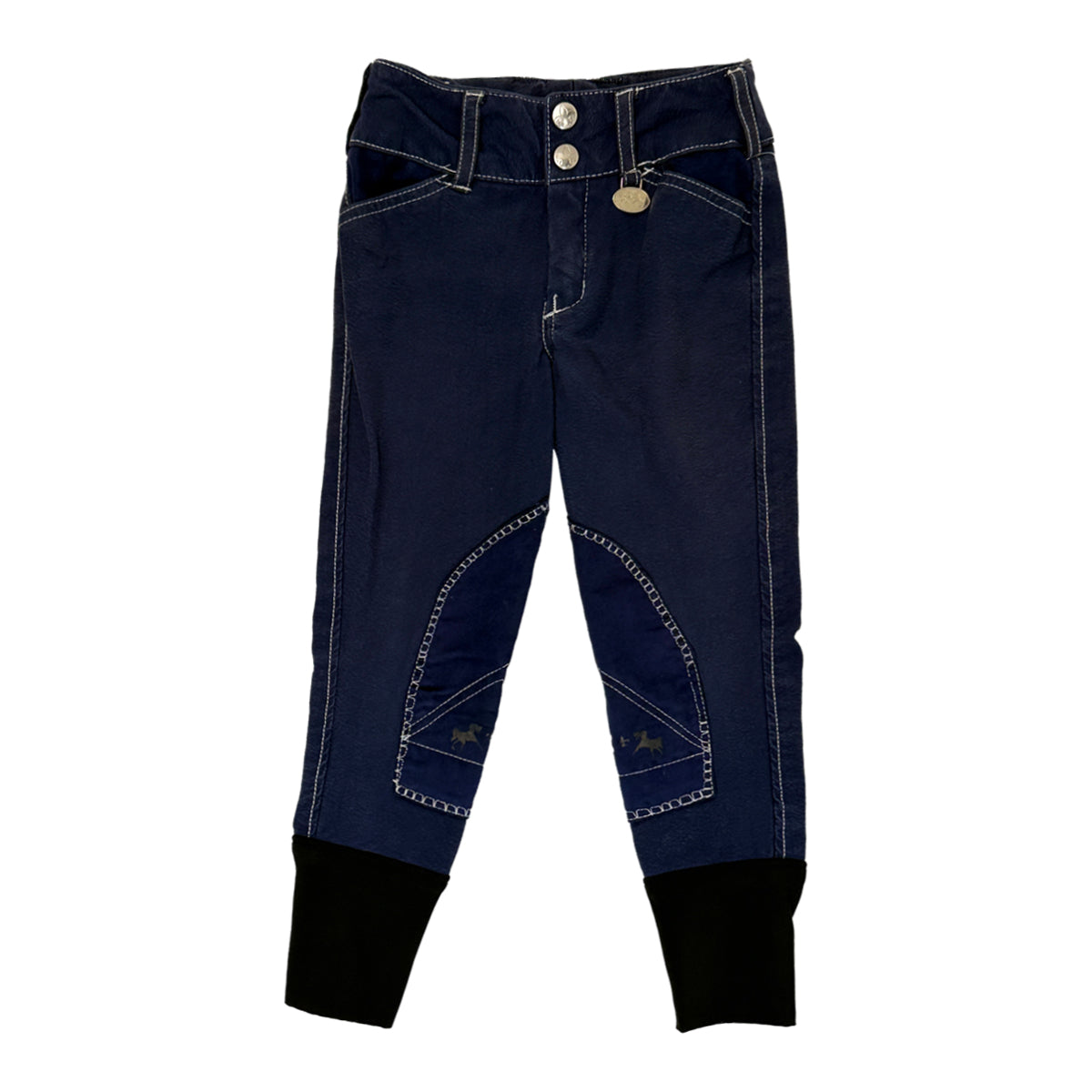 Equine Couture Sportif Natasha Breeches in Navy