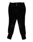 Equine Couture Sportif Natasha Breeches in Black - Children's 6
