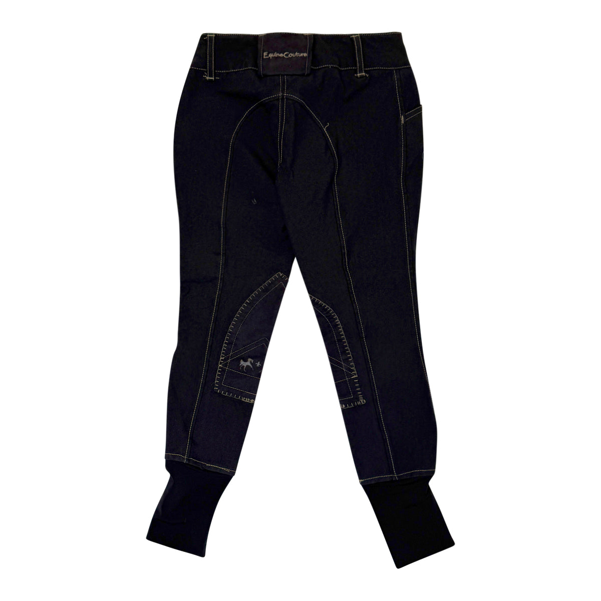 Equine Couture Sportif Natasha Breeches in Black - Children&#39;s 6