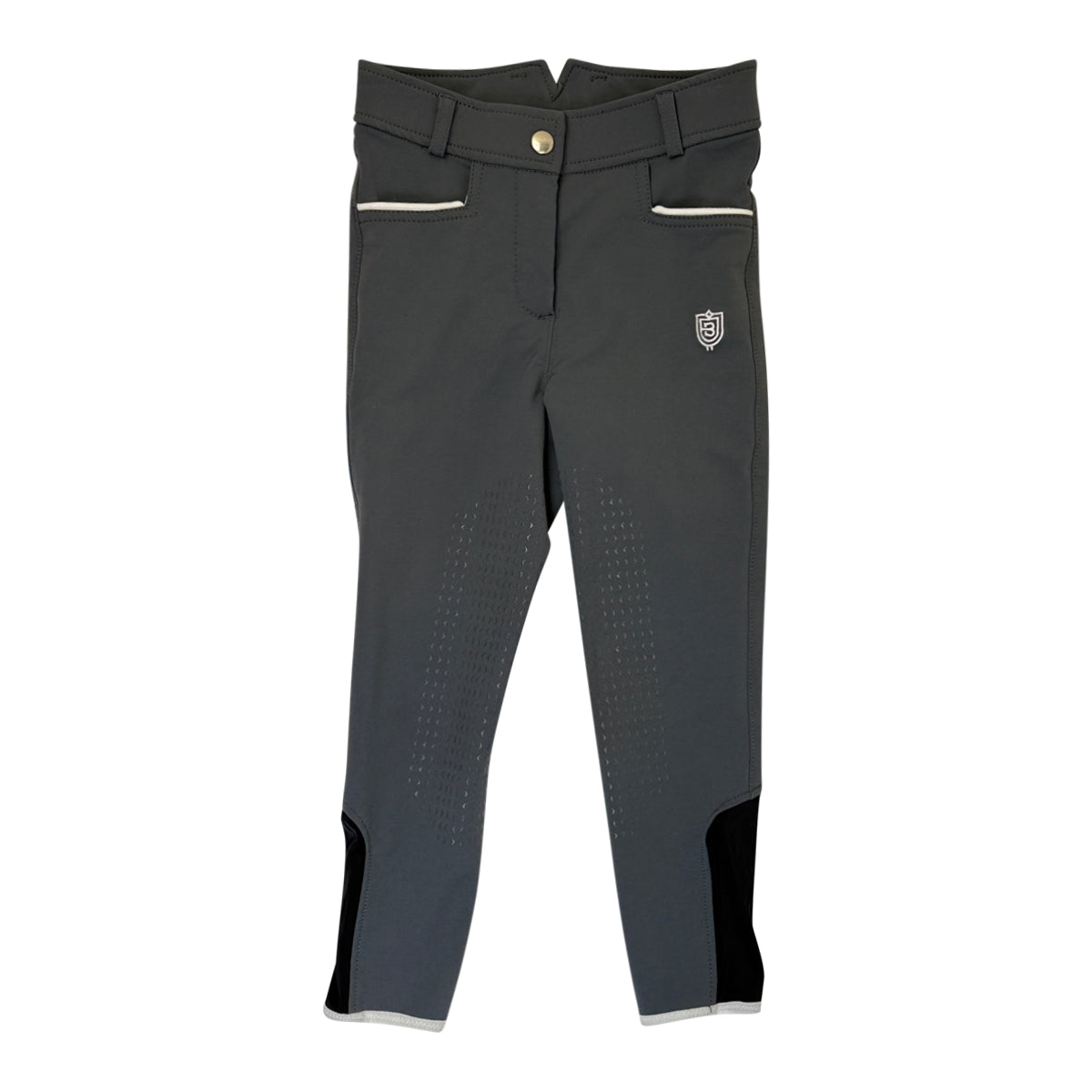 Bullet Equestrian Knee Grip Breeches in Grey