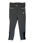 Bullet Equestrian Knee Grip Breeches in Grey