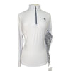 Romfh LDS Lace Show Shirt in White/Grey Accents