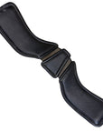 Total Saddle Fit StretchTec Shoulder Relief Monoflap Girth in Black