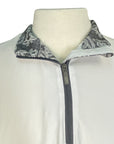 Romfh LDS Lace Show Shirt in White/Grey Accents
