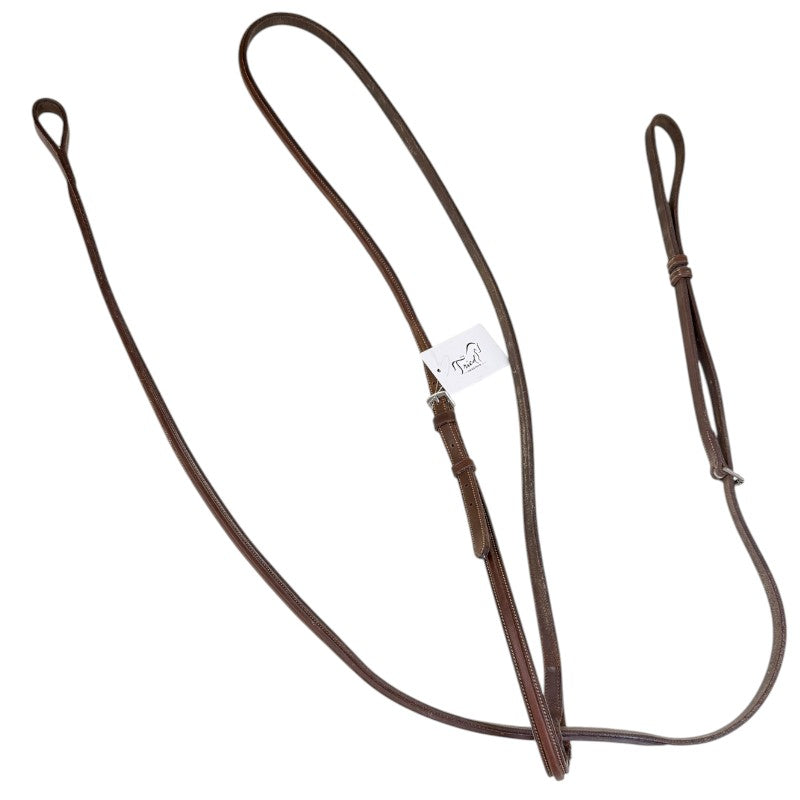 Huntley Equestrian Sedgwick Fancy Stitched Raised Standing Martingale in Havana