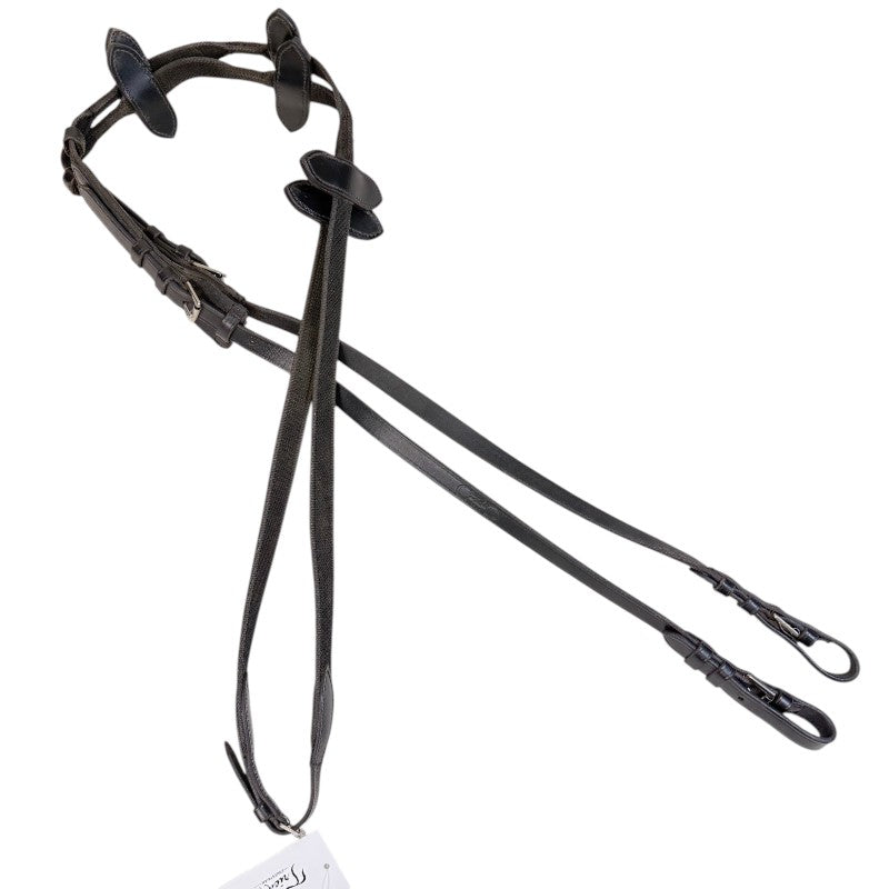 Correct Connect 'Aaron Vale' Slim Hand Reins in Black