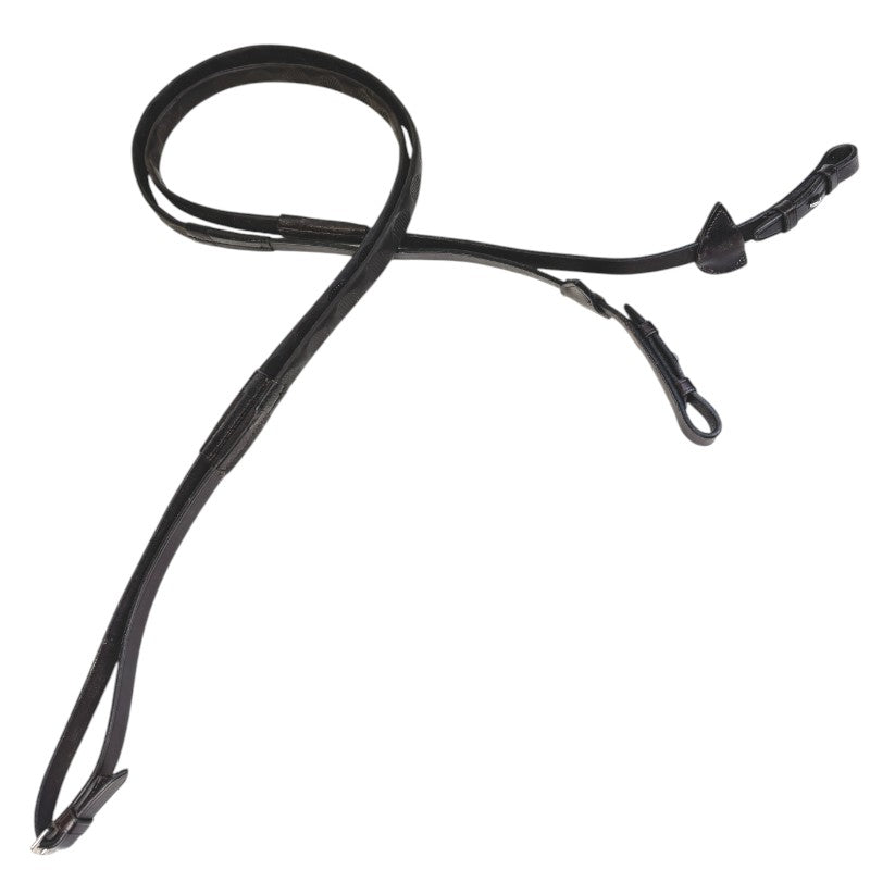 Horseware Thumb Grip Rubber Reins in Brown