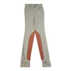 Kerrits 'Crossover' Extended Knee Patch Jods in Tan - Children's Small