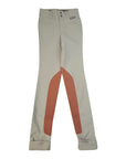 Kerrits 'Crossover' Extended Knee Patch Jods in Tan - Children's Small