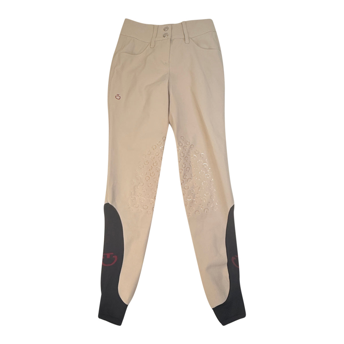 Cavalleria Toscana Logo Grip Breeches in Tan