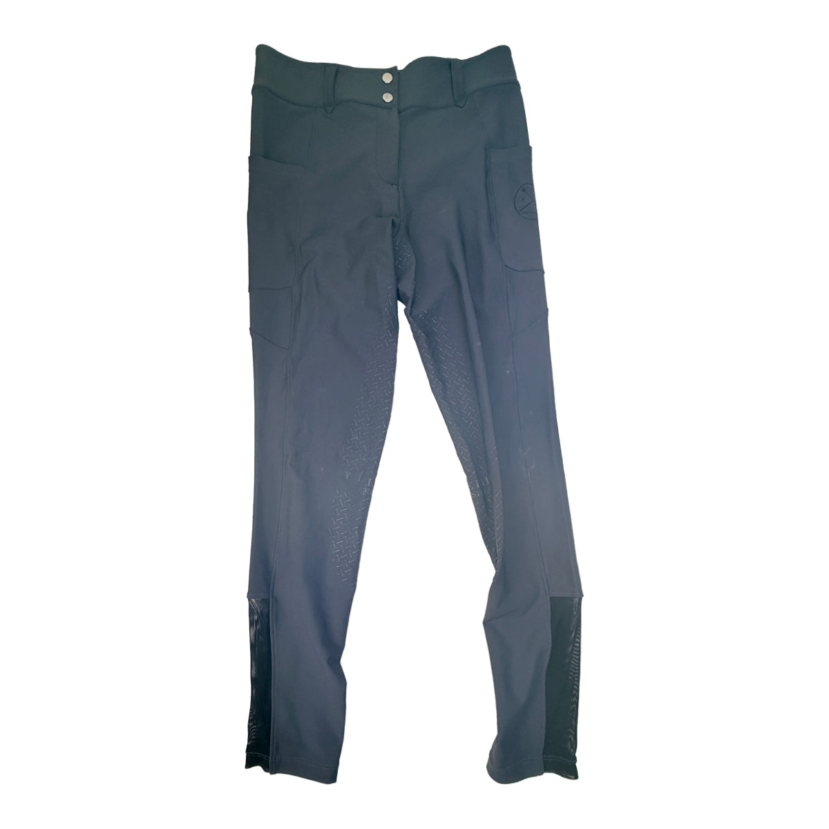 Free Ride Equestrian 'Lux' Full Seat Breeches in Charcoal 