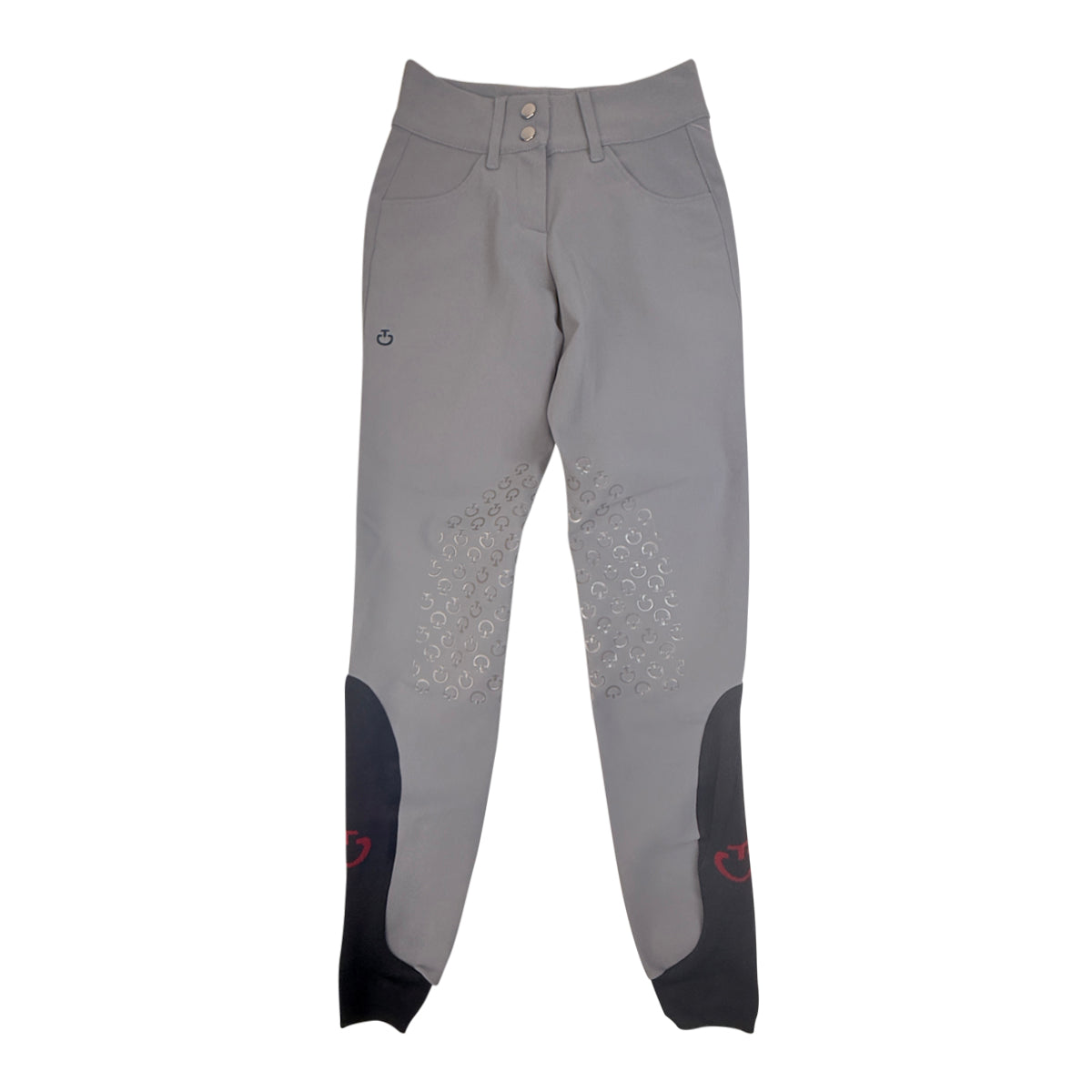 Cavalleria Toscana Logo Grip Breeches in Grey