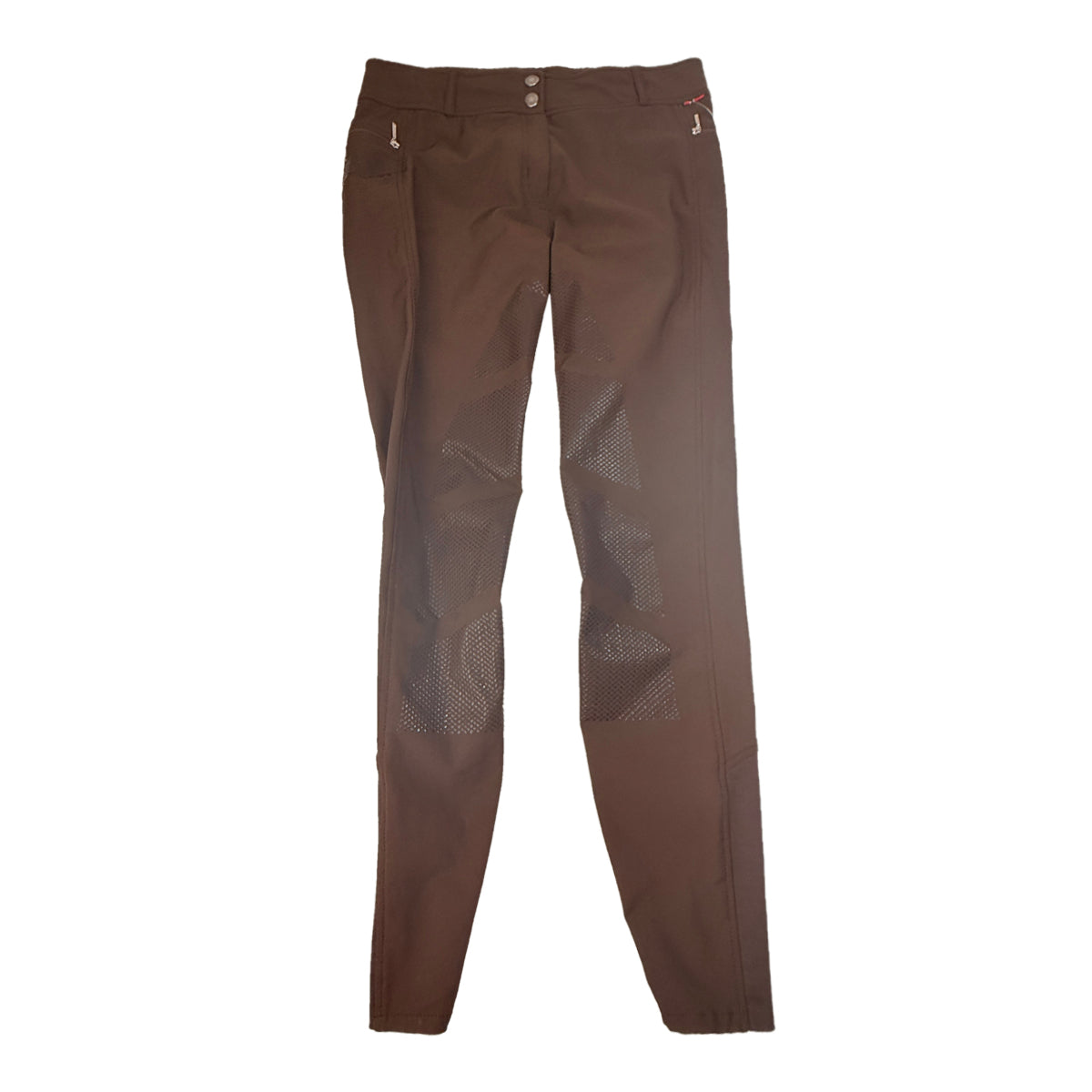 B Vertigo Silicone Grip Breeches in Chocolate