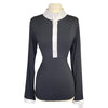 Solid Citizen 'Isabel' Show Shirt in Black - Women's Large
