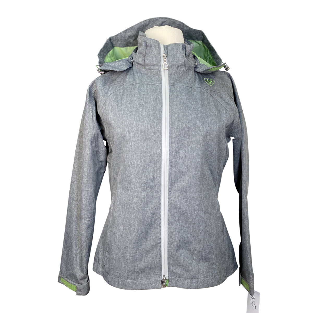 Ariat Hooded Rain Jacket in Grey
