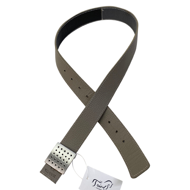 FITS Reversible Belt in Sand/Greys - S/M