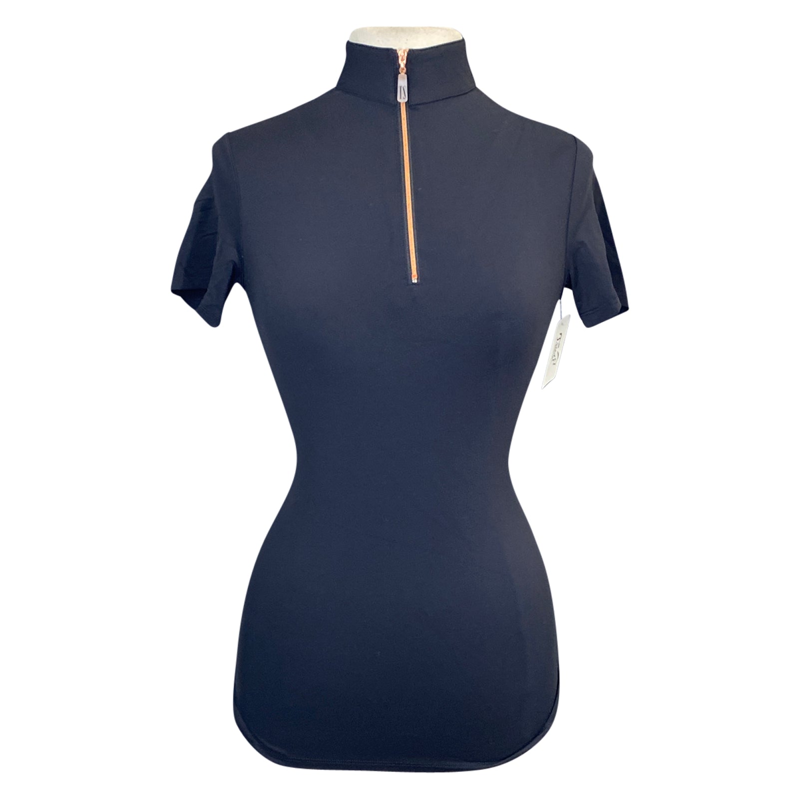 Tailored Sportsman 'Ice Fil' Short Sleeve Shirt in Black/Bronze