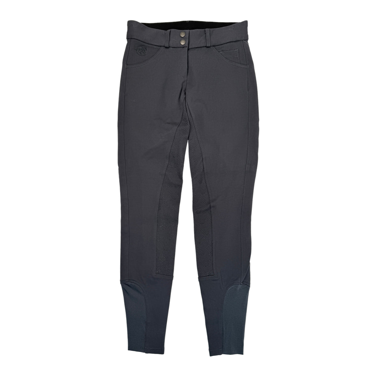 SmartPak 'Piper' Mid Rise Full Seat Breeches in Grey - Women's 32R