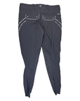 Ariat 'Tri Factor Lumina Grip' Knee Patch Breech in Stone Grey