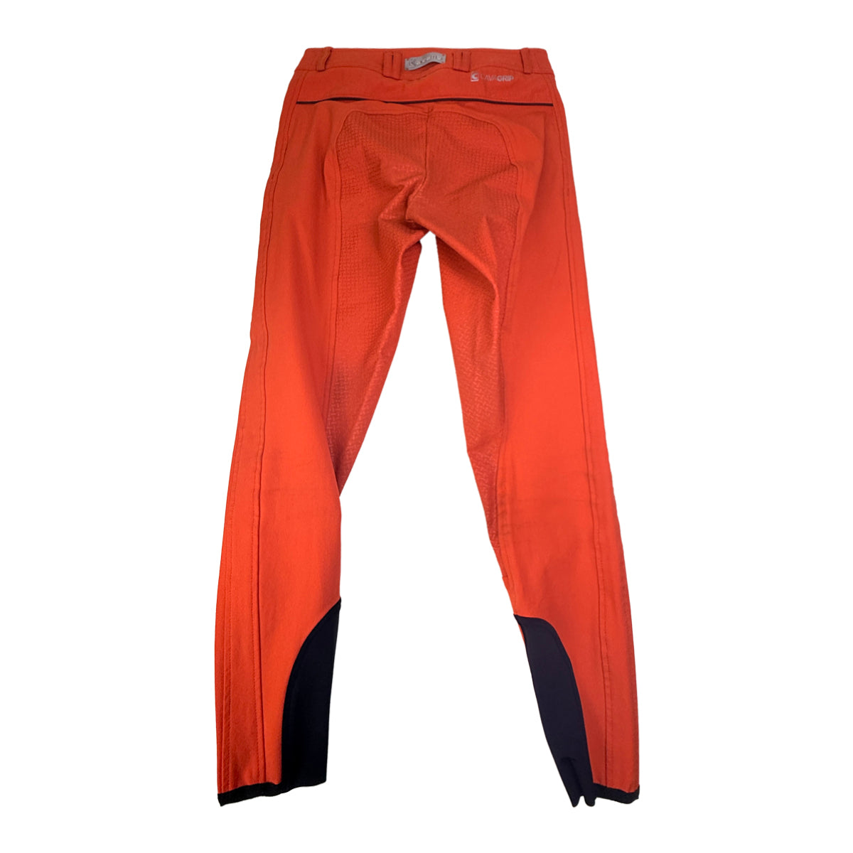 Cavallo 'Caja Grip' Full Seat Breeches in Tangerine