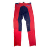 B Vertigo Silicone Breeches in Cherry Red/Navy