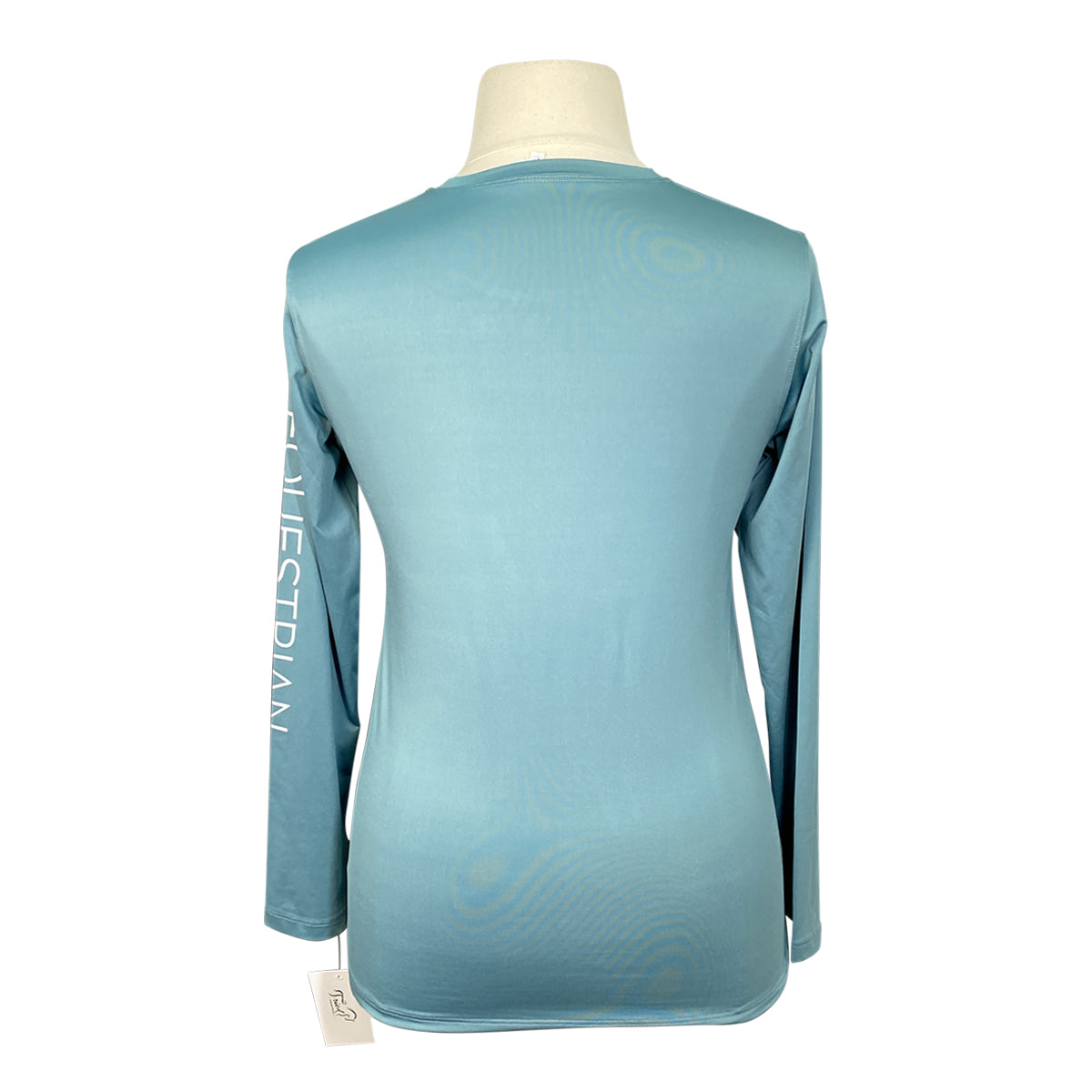TKEQ 'Crest' Sustainable Long Sleeve Shirt in Seafoam