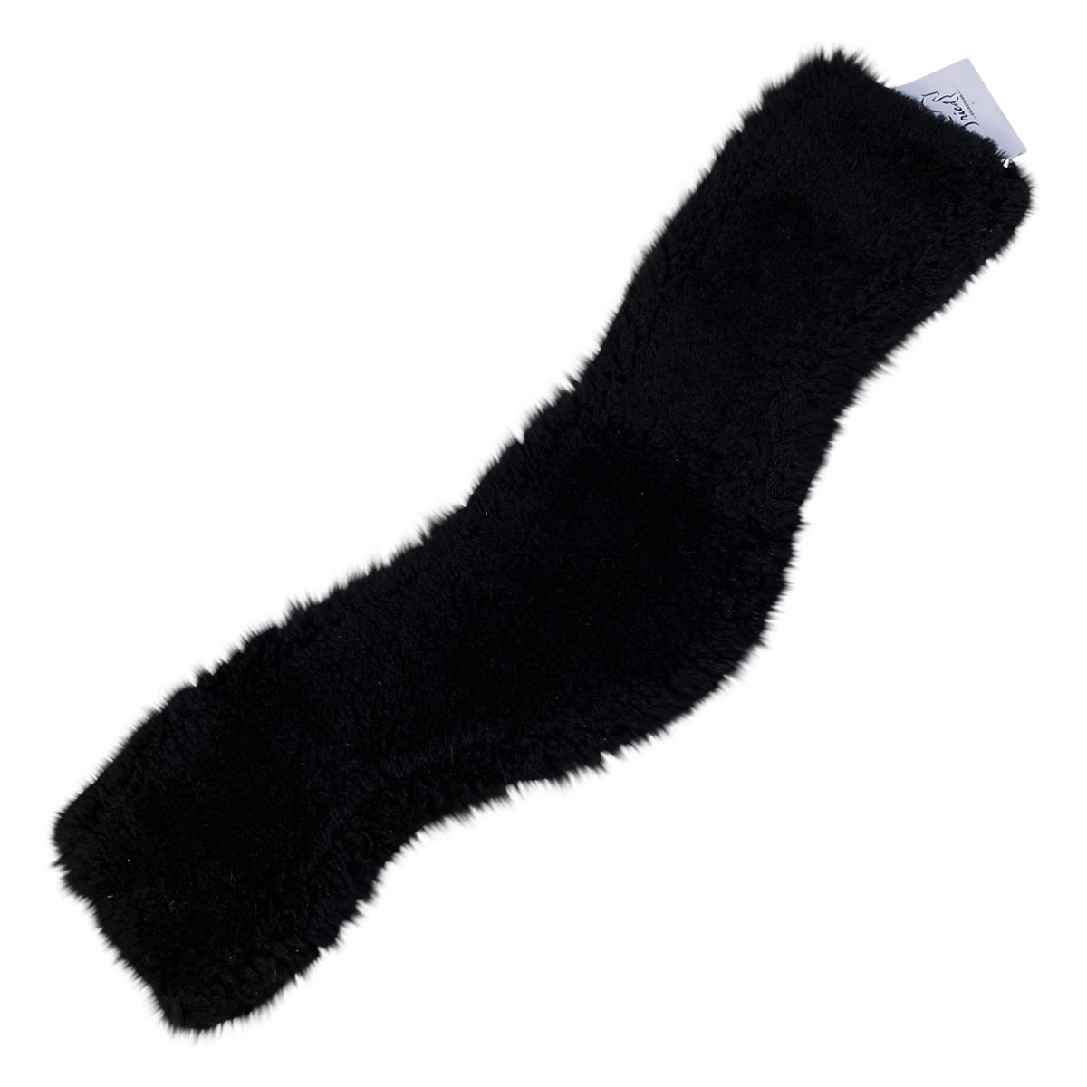 Fleece Dressage Girth Cover in Black 