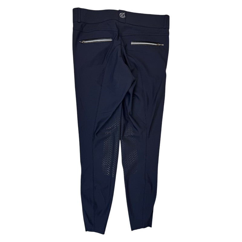 KL Select 'Gabrielle' Knee Patch Breeches in Navy 