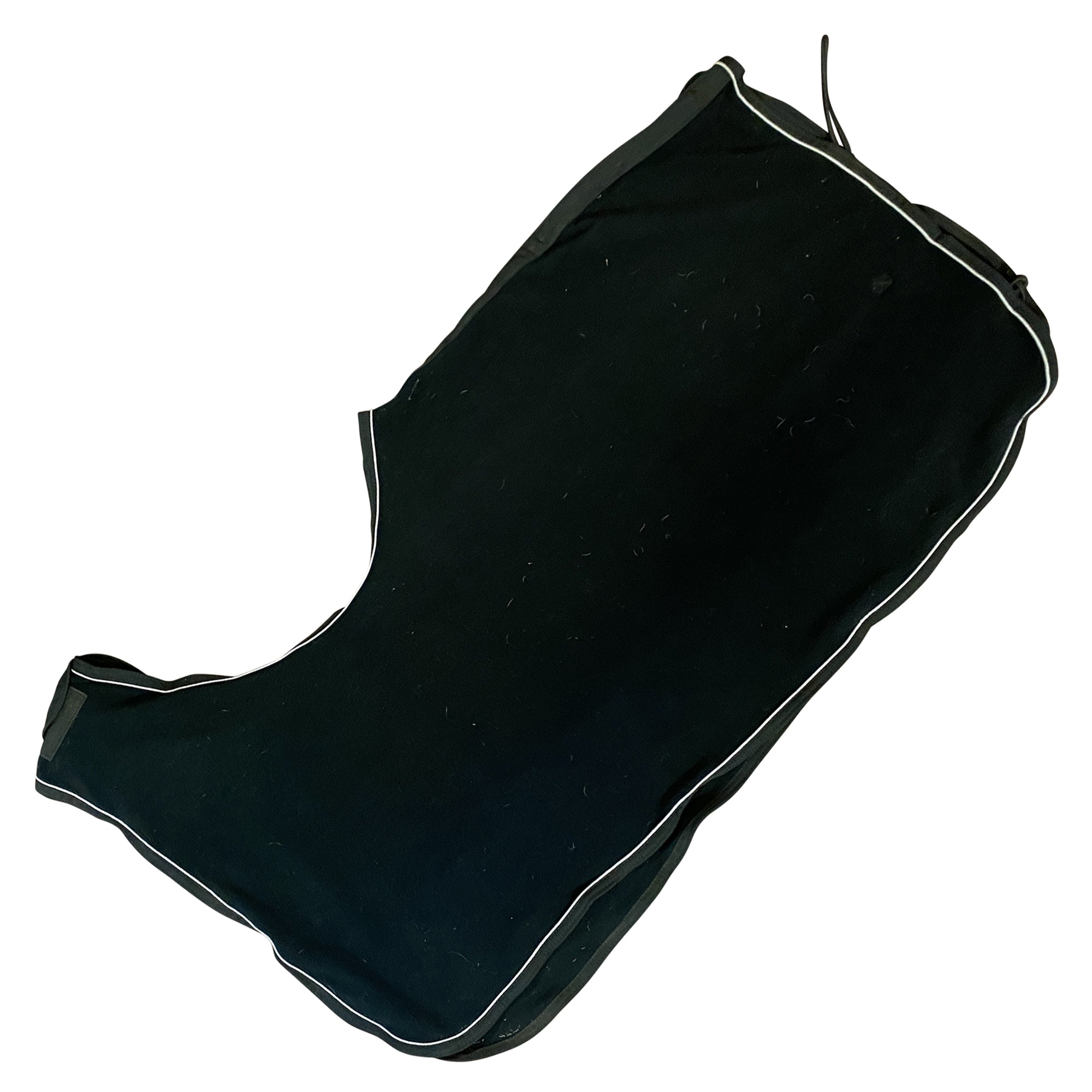 SmartPak Fleece Quarter Sheet in Black/White Trim - 54&quot;