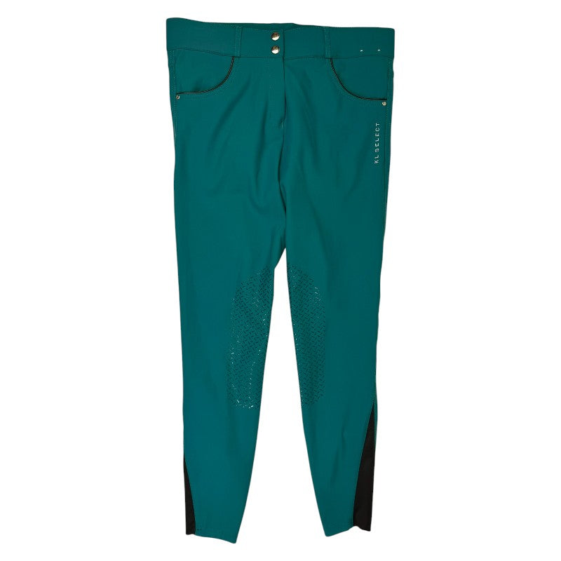KL Select 'Gabrielle' Knee Patch Breeches in Teal